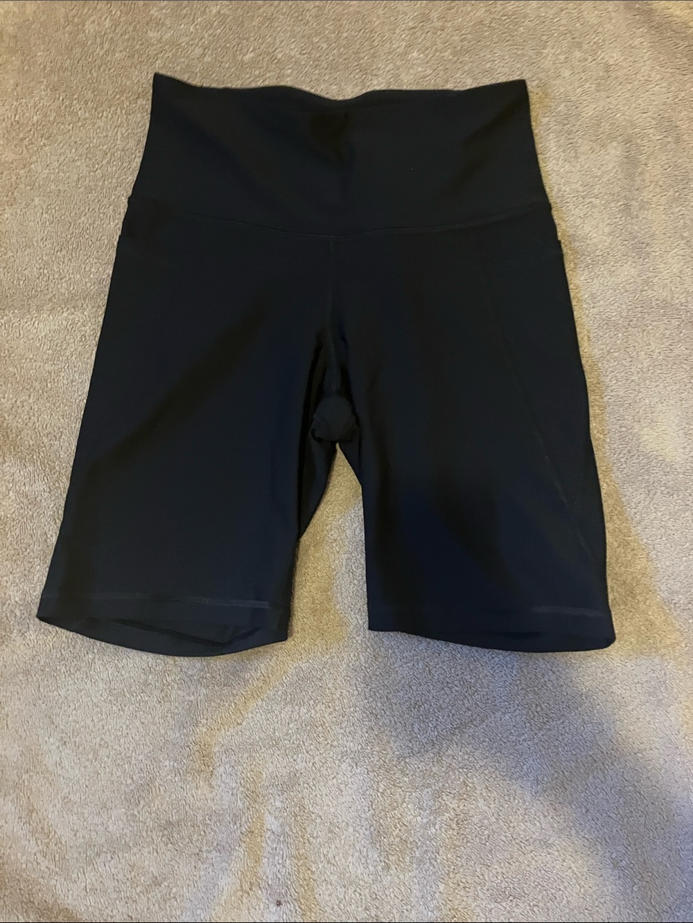 Old Navy Black High-Rise Athletic Bike Shorts